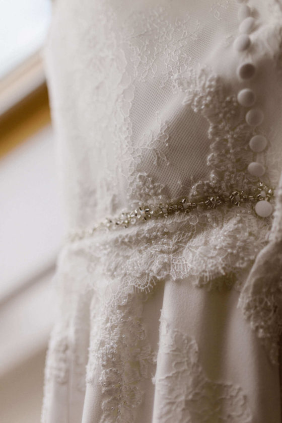 Wedding dress details